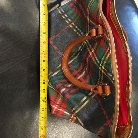 Dooney & Bourke Tartan Plaid Domed Satchel - Picture 15 of 16